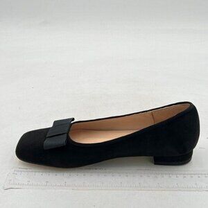 Classic Solid Square Toe Ballet Flats for Women Comfort Casual Flats Black